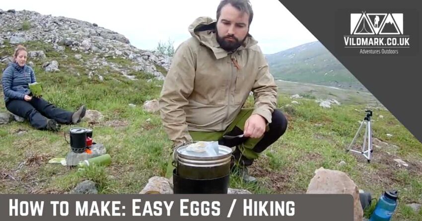 Homemade hiking meal easy eggs
