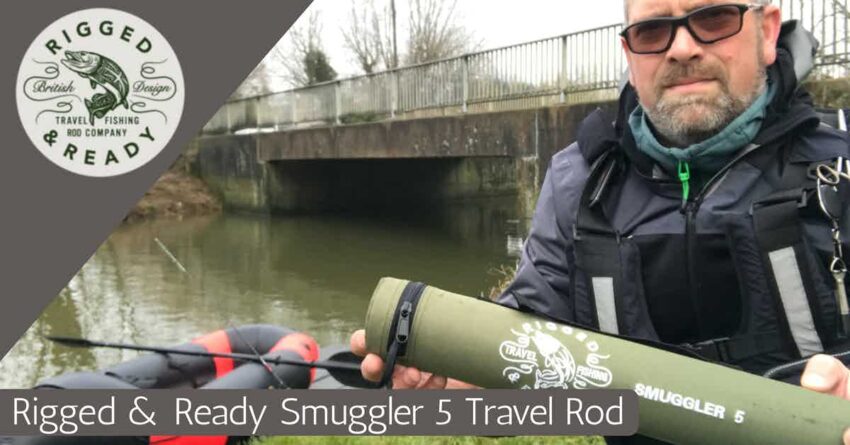 Rigged and Ready Smuggler 5 Travel Fishing Rod. 