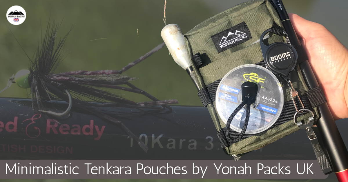 Yonah Packs UK, Minimalist Tenkara Fishing Pouches. 