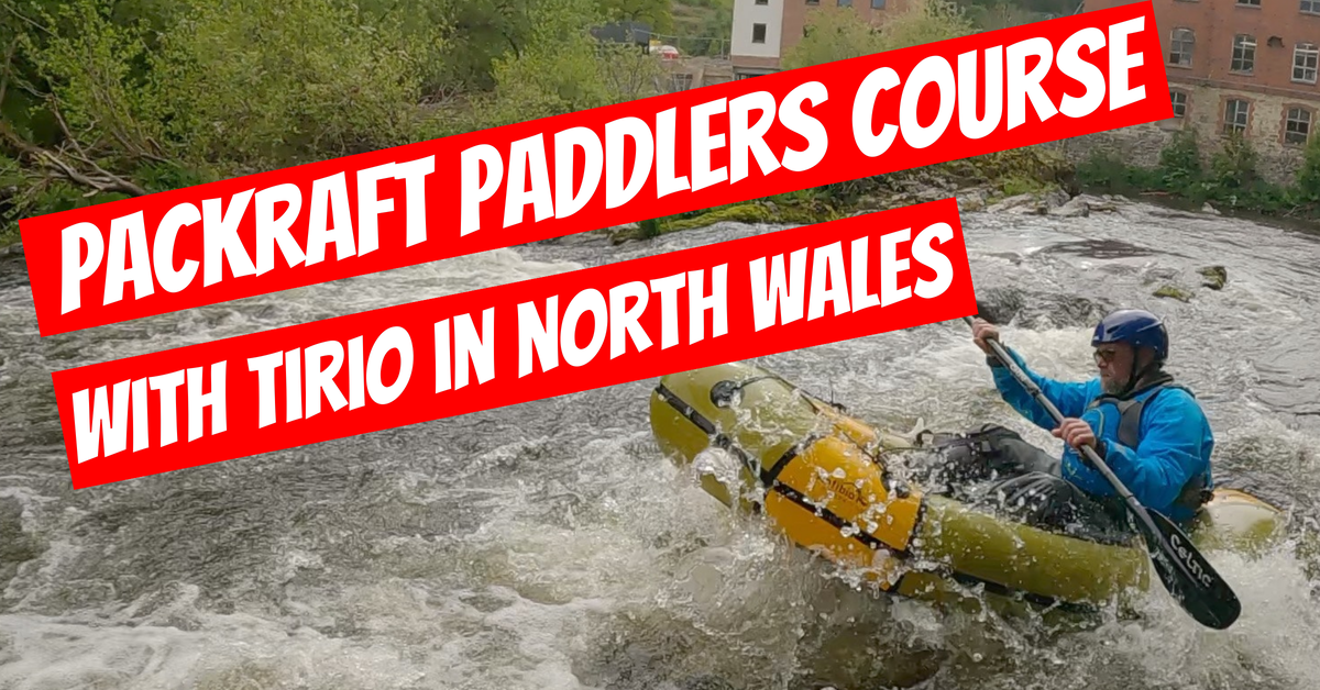 packraft paddlers course with trio