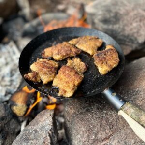 catching and cooking your own fish when in glaskogen.